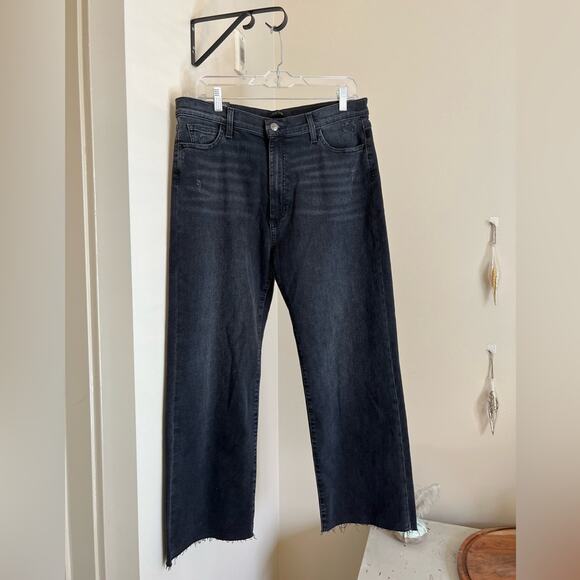 NWT Joe's High Rise Wide Leg Cropped Denim Jeans, Size 32, Isagel - Picture 3 of 11